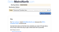 Desktop Screenshot of bettermetronorth.com
